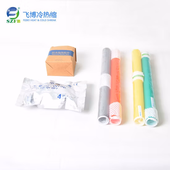 Accessoires de câble rétractable à froid en caoutchouc de silicone étanche