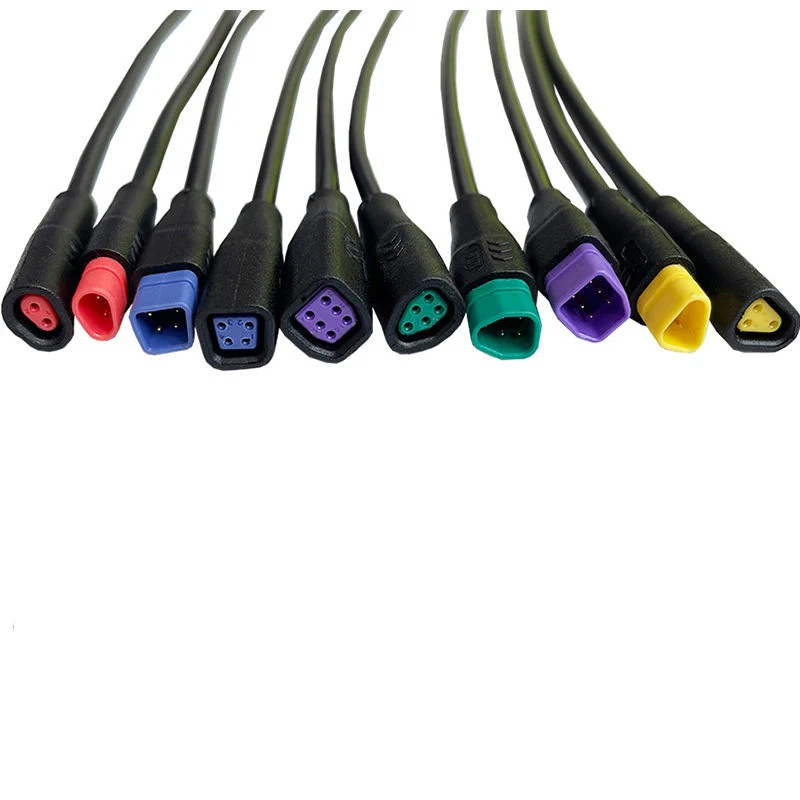 Julet 2/3/4/5/6/7pin Waterproof Special Shaped Signal Cable for Ebrake Display Wire Ebike Electric Cables