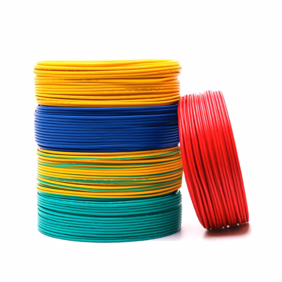 Fil de cuivre nu à conducteur unique 20AWG UL1015 avec isolation en PVC pour la connexion externe de la lampe à LED