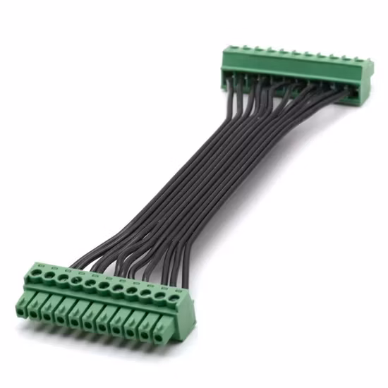 Fabriqué en Chine Câble ruban plat non blindé à 11 voies pour câble de cordon d'alimentation LED Fil de borne à vis de 3,5 mm